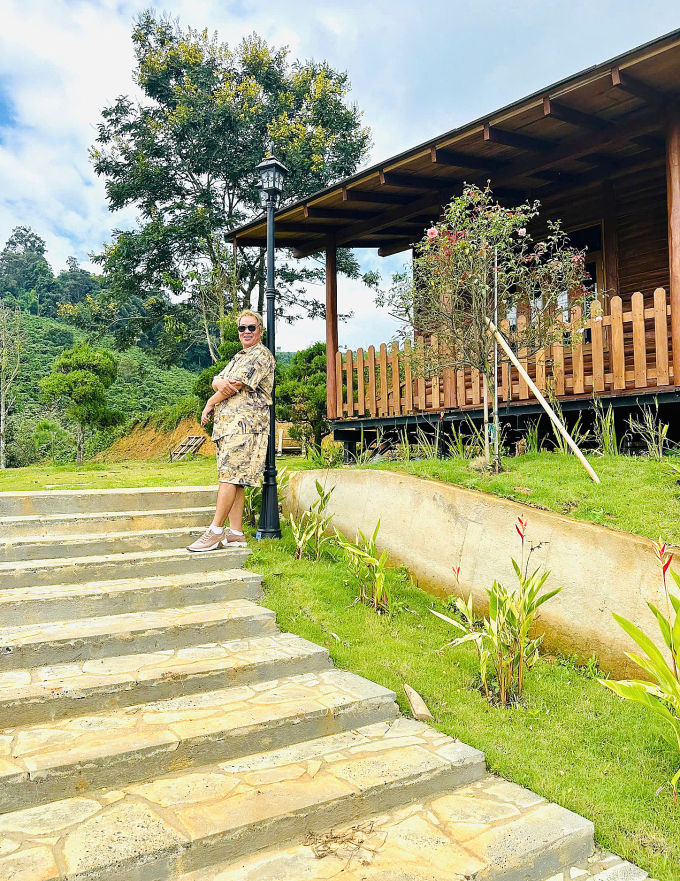 Khuôn viên nhà nghỉ dưỡng